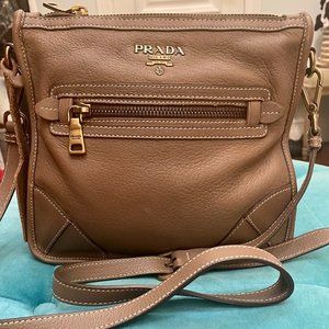 Prada Bandoliera Leather Crossbody Bag